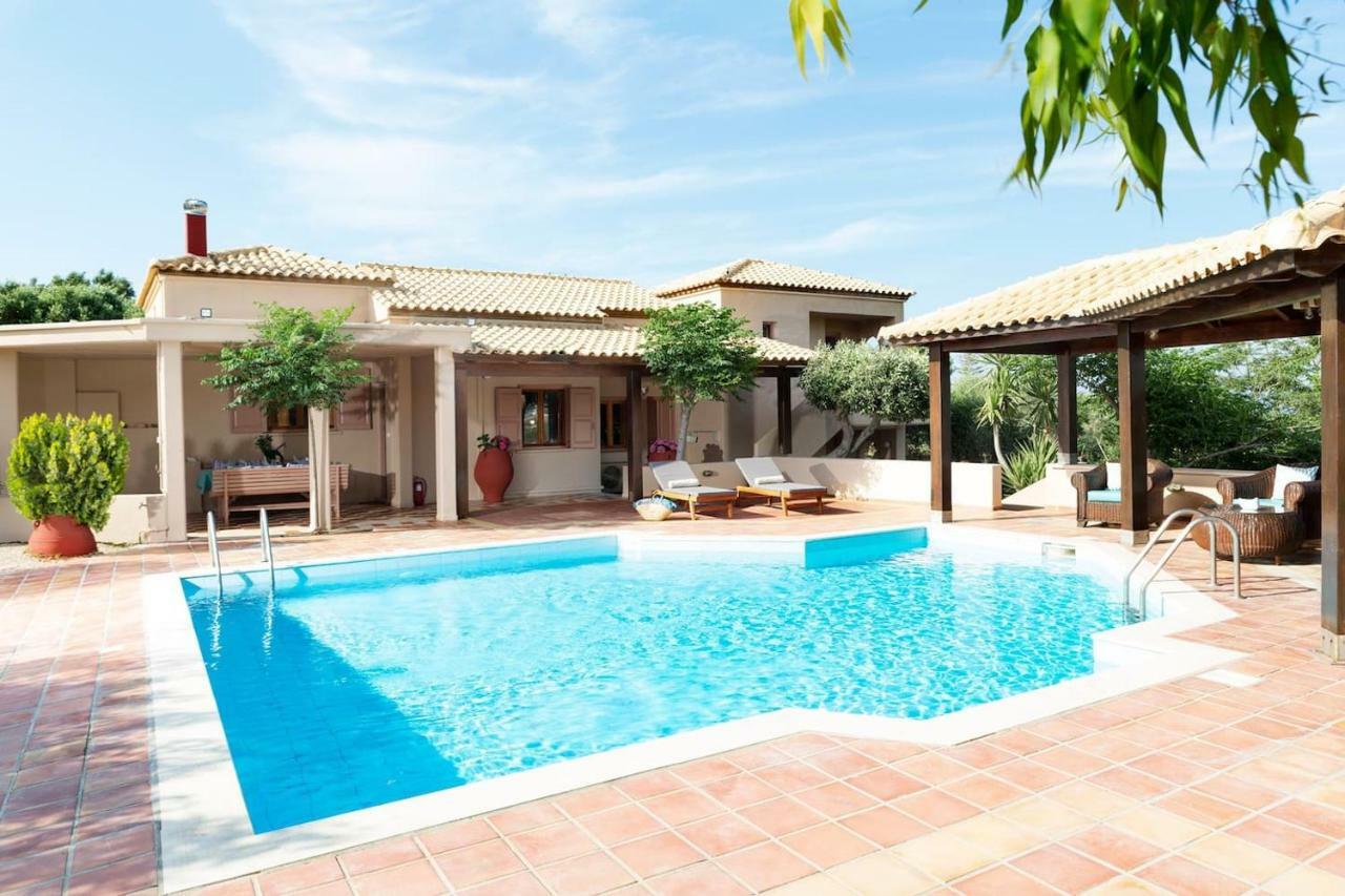 White Sand Villa. Spacious Villa With Prive Pool. Agia Pelagia Zewnętrze zdjęcie