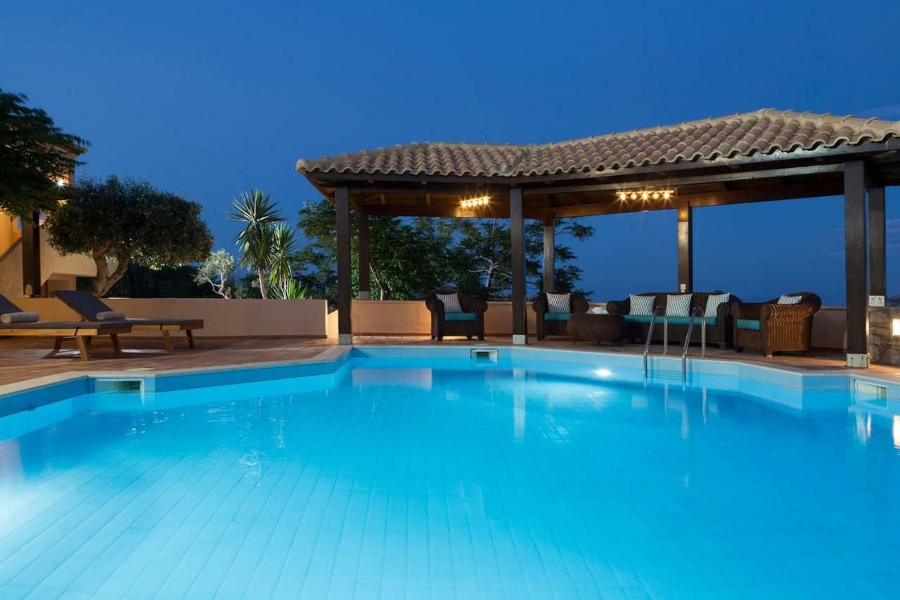 White Sand Villa. Spacious Villa With Prive Pool. Agia Pelagia Zewnętrze zdjęcie