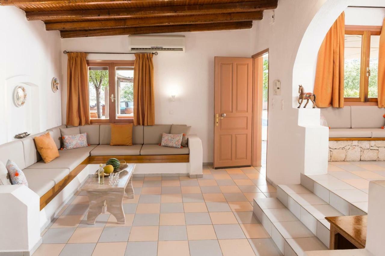White Sand Villa. Spacious Villa With Prive Pool. Agia Pelagia Zewnętrze zdjęcie