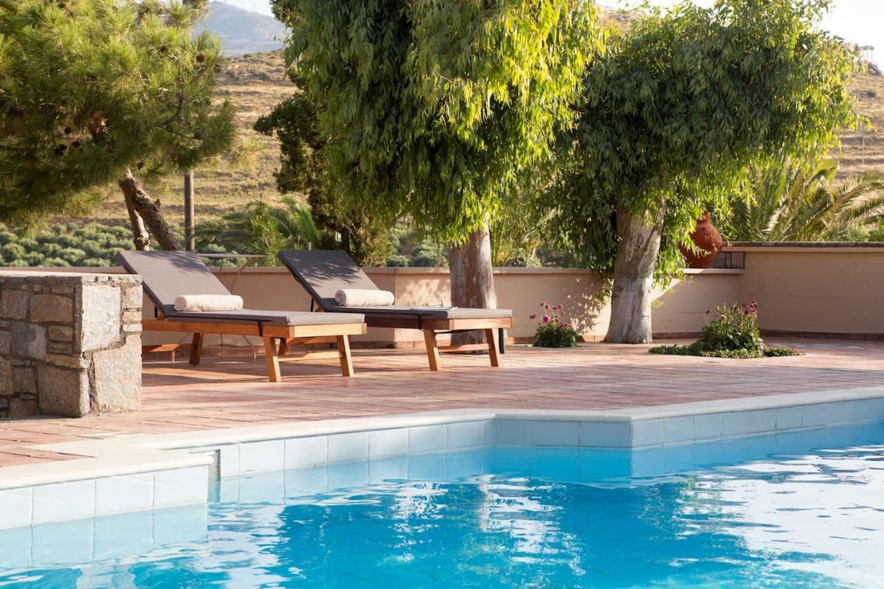White Sand Villa. Spacious Villa With Prive Pool. Agia Pelagia Zewnętrze zdjęcie